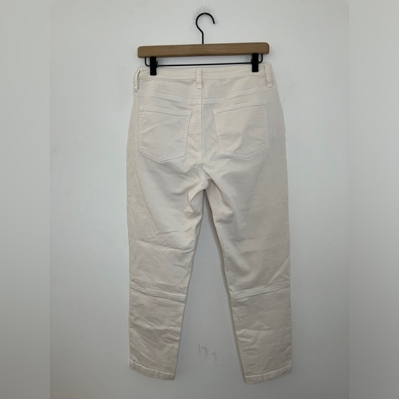 JOIE Jeans Emerson Cropped Pant White with Zipper Detail Size 29 - Picture 5 of 11